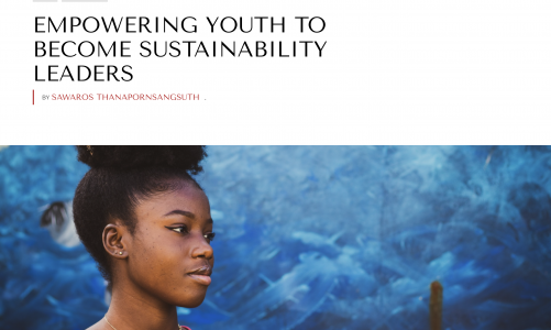 OpEd on Empowering Youth to Become Sustainability Leaders