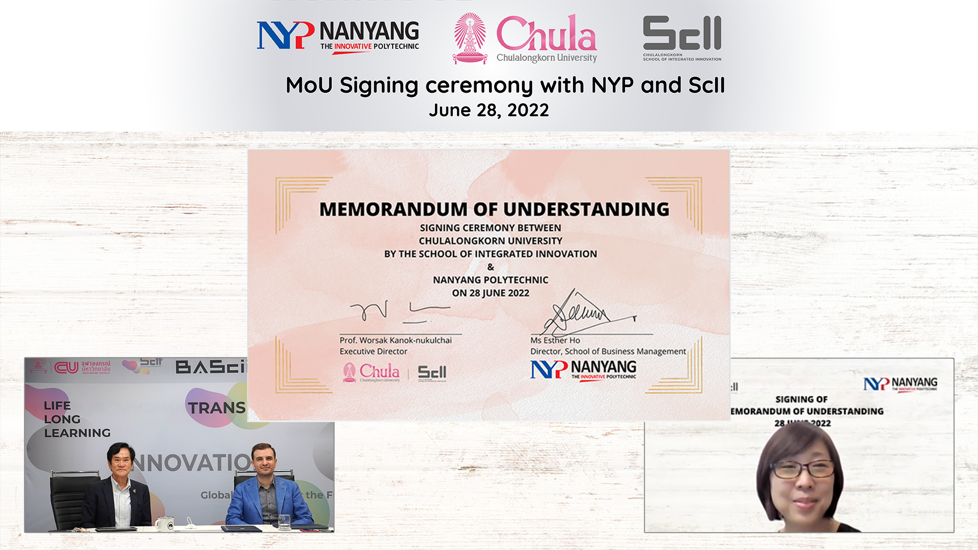 ScII Signs Partnership with Nanyang Polytechnic for Student and Faculty Exchange