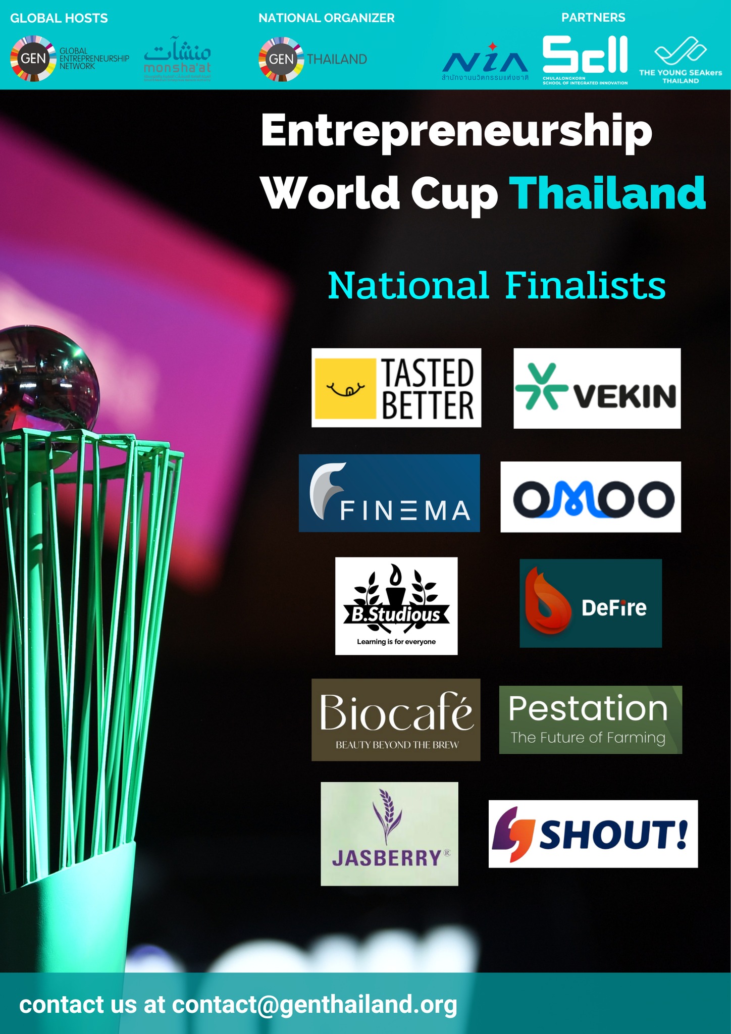 ScII to Co-host Entrepreneurship World Cup with GEN Thailand